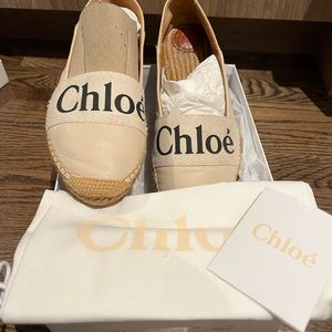 Chloe espadrilles, size 40, work only a few times